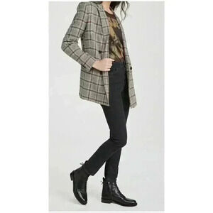 NEW Mother The Dazzler Shift Uneven Waist Jeans in Who's Sorry Now Black Size 26